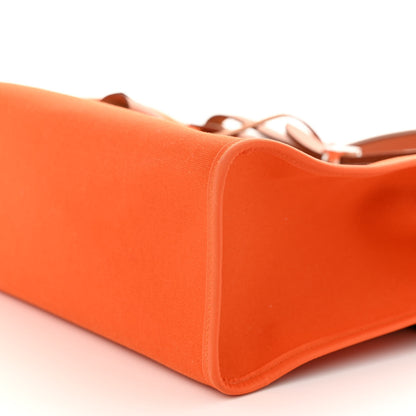 Hermes Toile Vache Hunter Herbag Zip 31 PM Orange 8 of 8