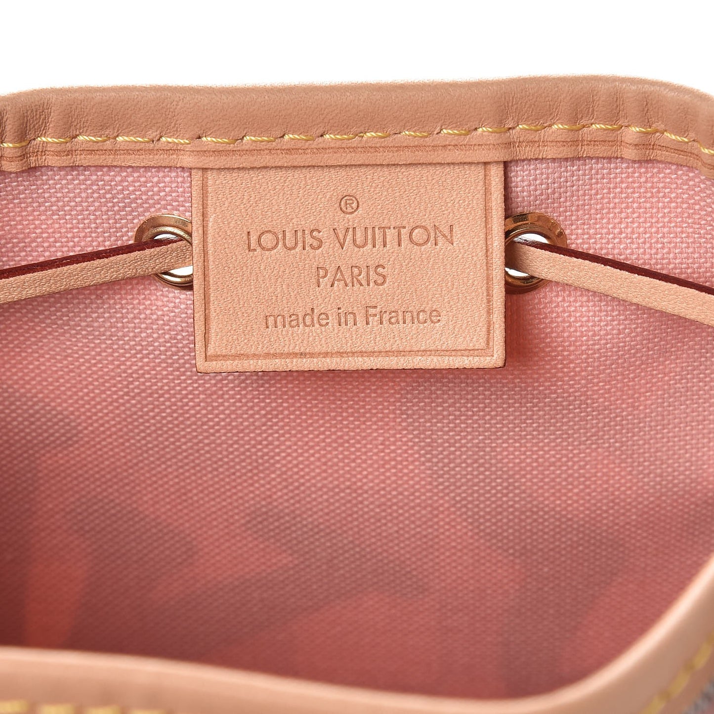 Damier Azur Tahitienne Nano Noe Rose Ballerine