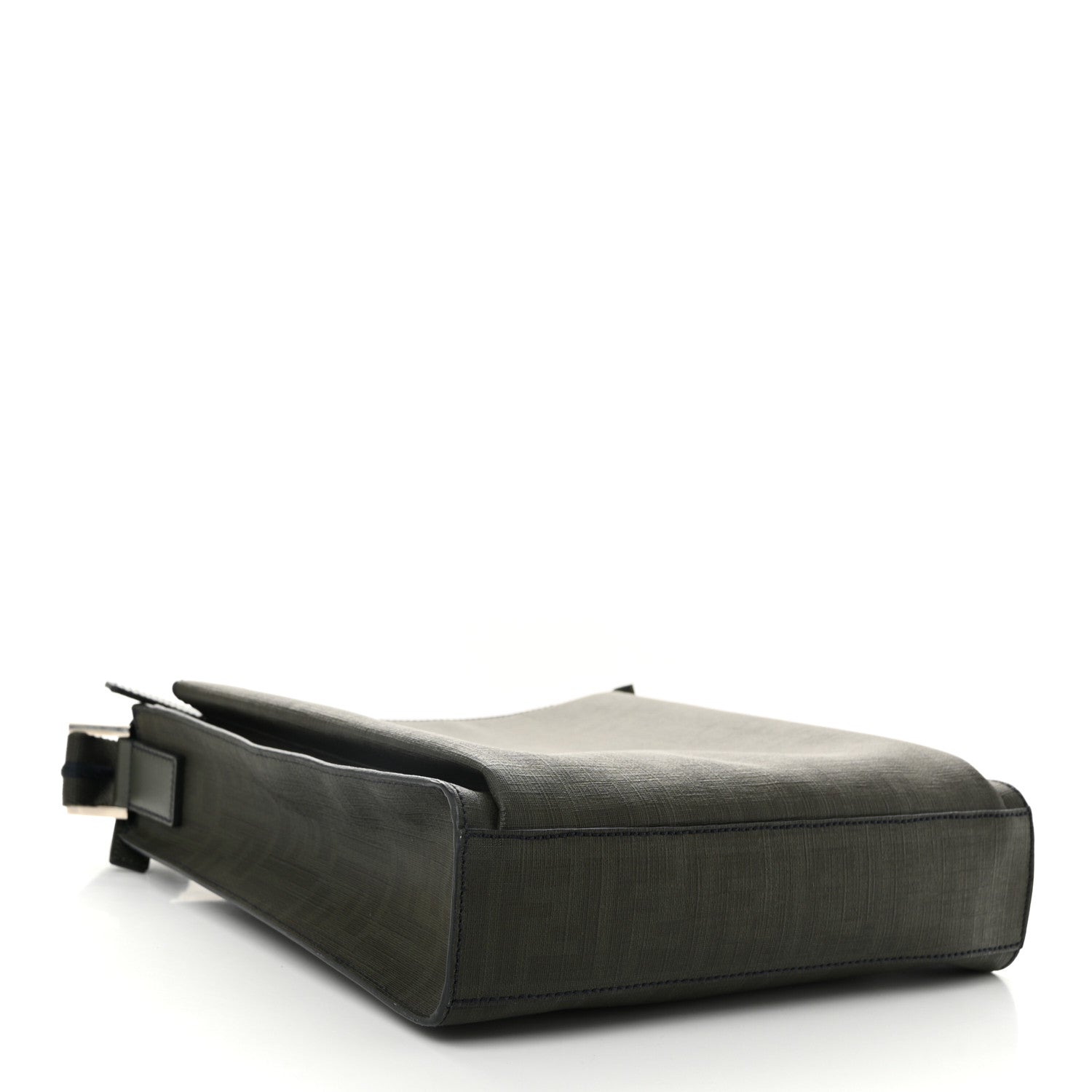 Fendi Zucca Spalmati Messenger Bag Green 4 of 10