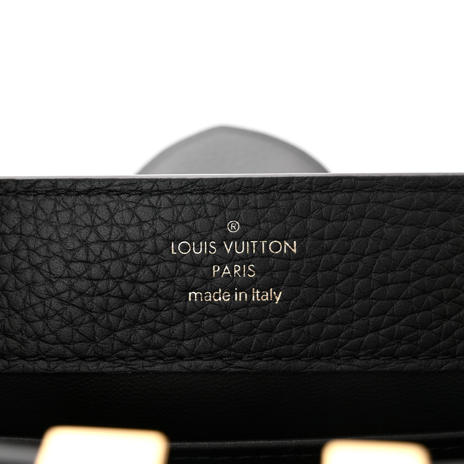 Louis Vuitton Taurillon Mini Capucines Black 6 of 9