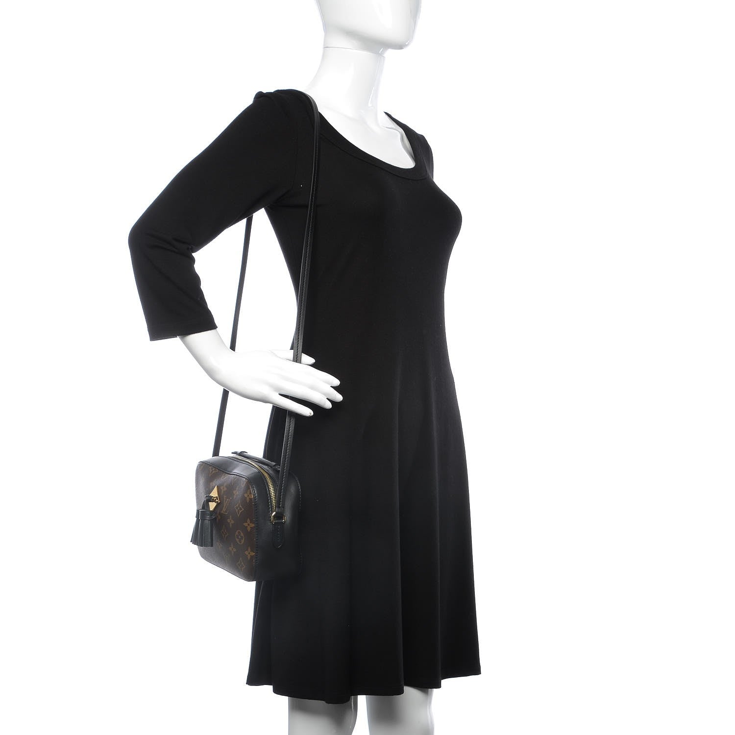 Louis Vuitton Monogram Saintonge Black 2 of 7