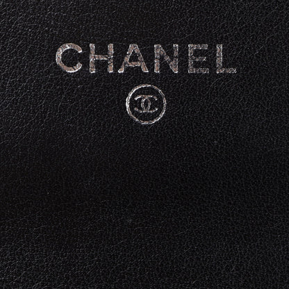 Chanel Patent CC Large Gusset Flap Wallet Black 6 of 15