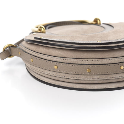 Chloe Calfskin Suede Small Pixie Bag Motty Grey 6 of 8