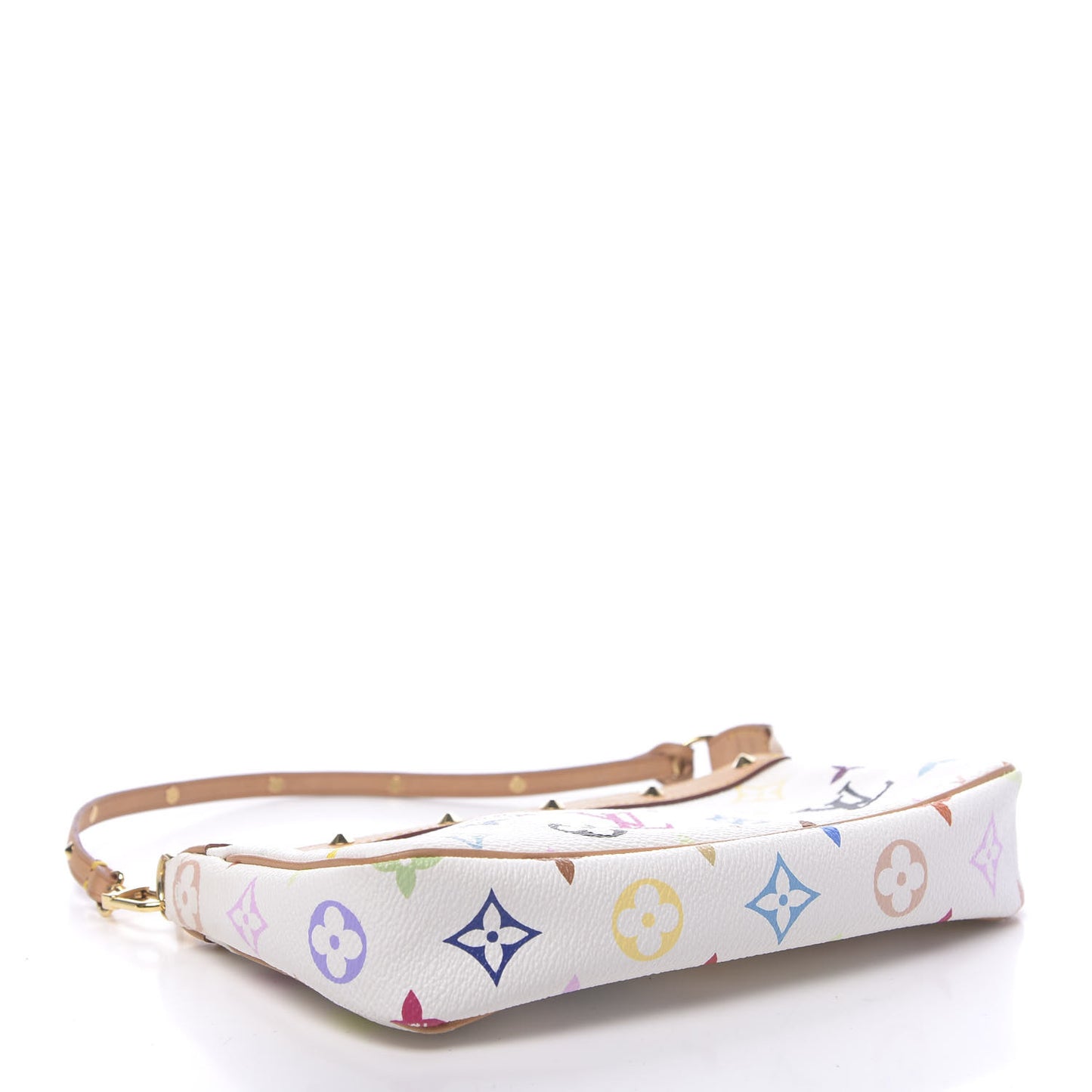 Monogram Multicolor Pochette Accessories White