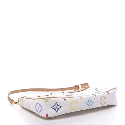 Louis Vuitton Monogram Multicolor Pochette Accessories White 4 of 12
