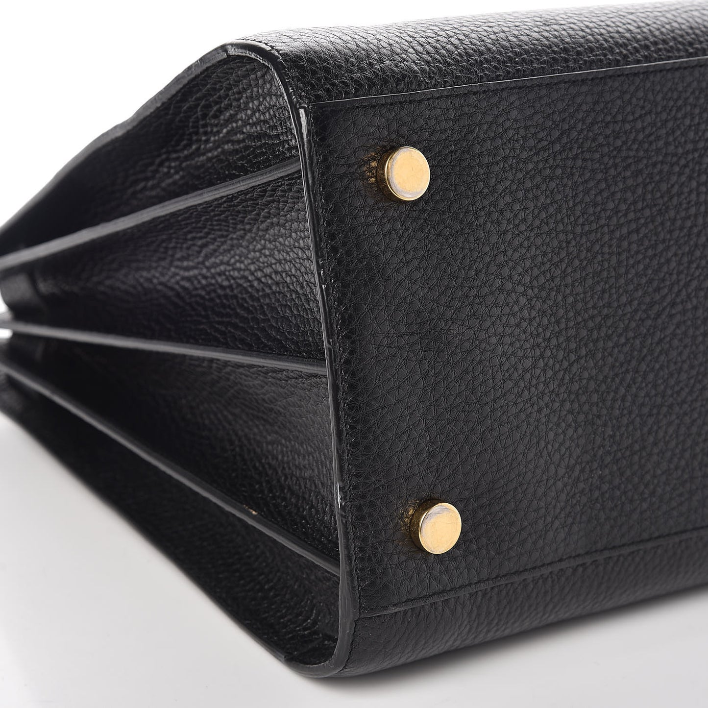 Grained Calfskin Large Sac De Jour Carryall Black