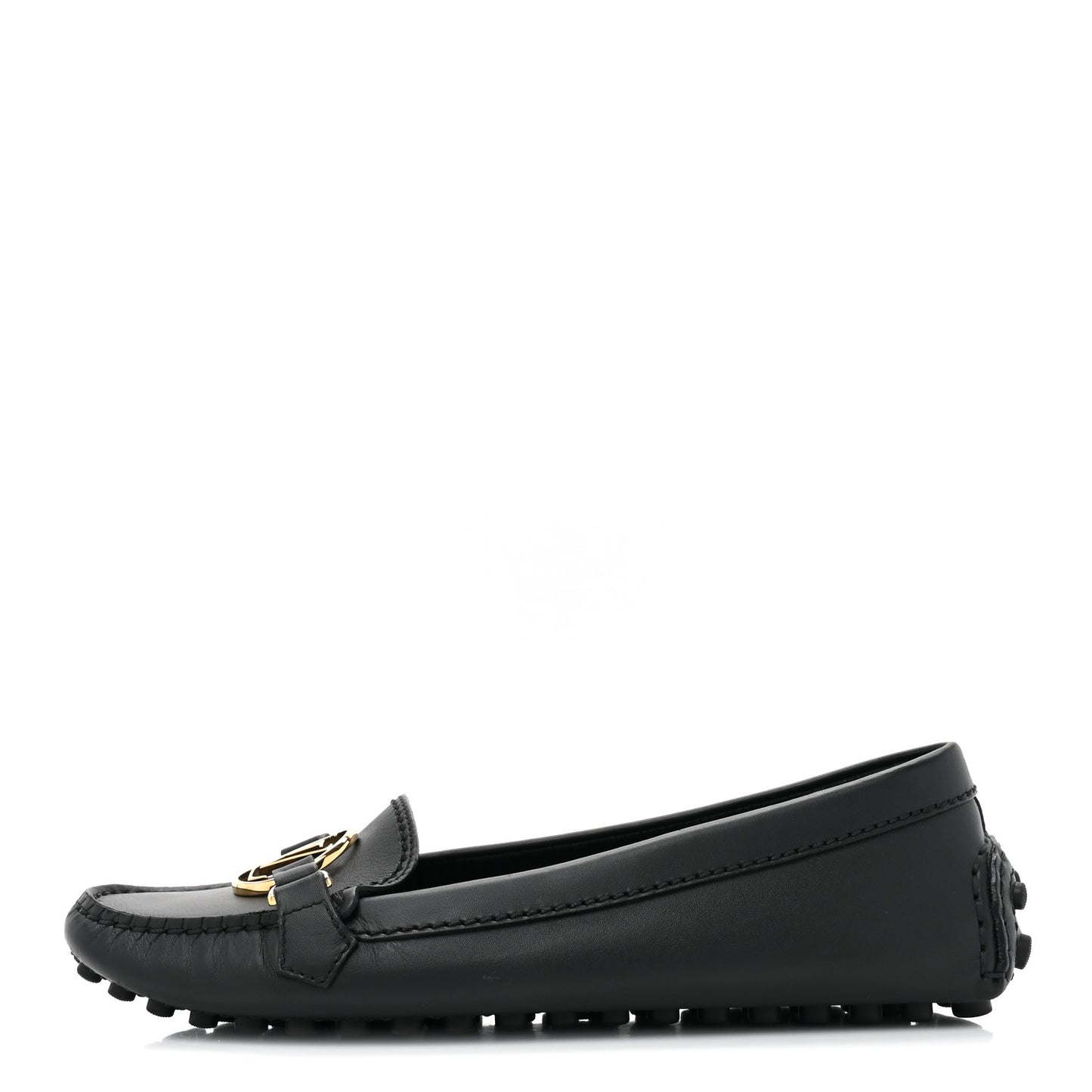 Calfskin Dauphine Loafers 36 Black