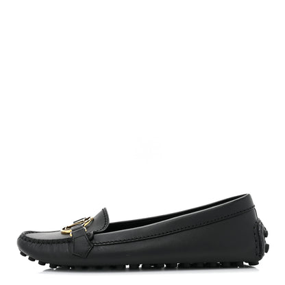 Louis Vuitton Calfskin Dauphine Loafers 36 Black 1 of 11