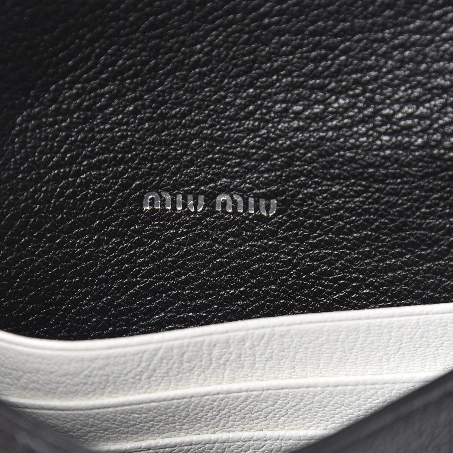 Miu Miu Madras Sport Wristlet Black 6 of 8