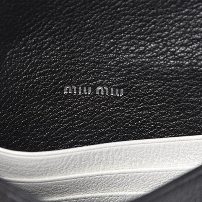Miu Miu Madras Sport Wristlet Black 6 of 8