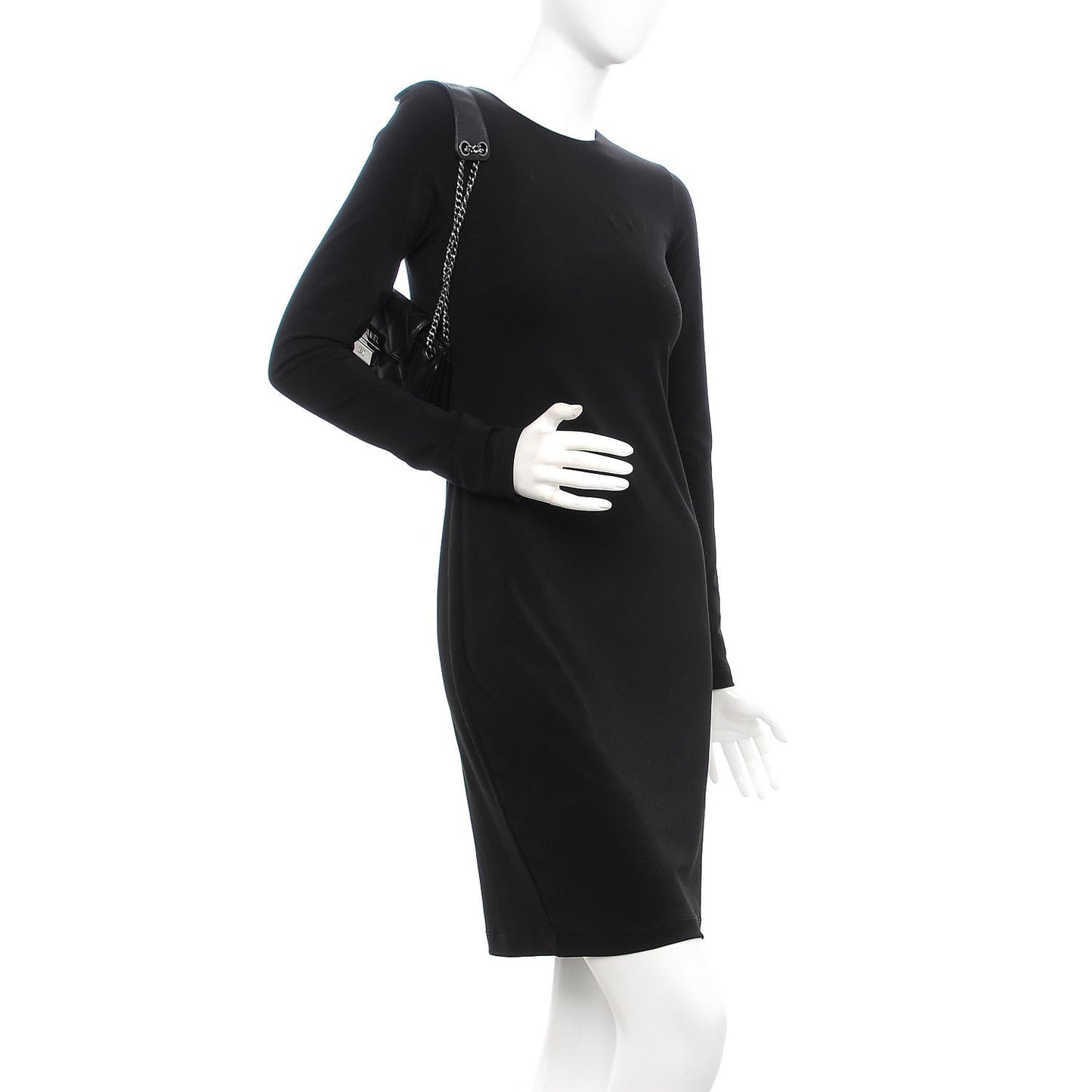Caviar Small Accordion Flap Black