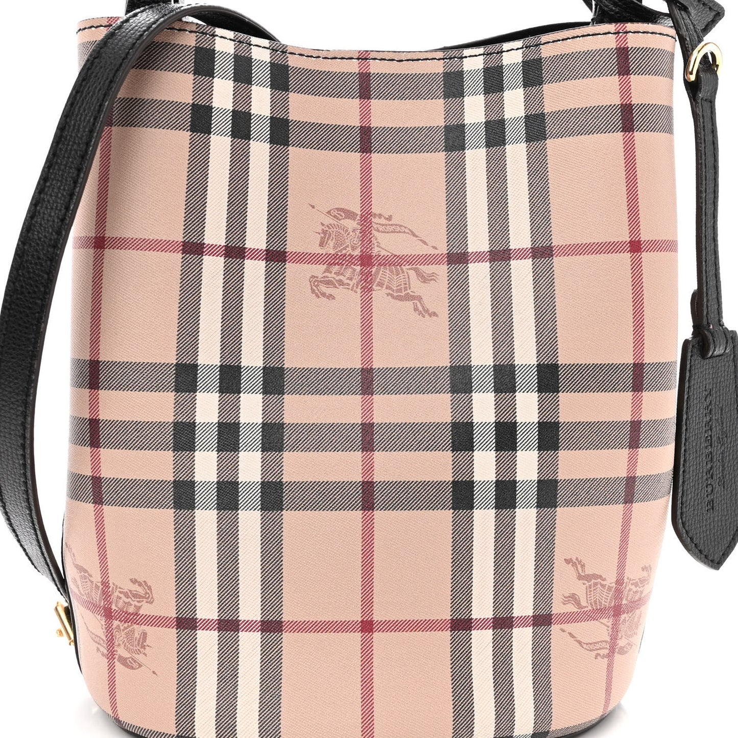 Haymarket Check Colours Small Lorne Bucket Crossbody Black