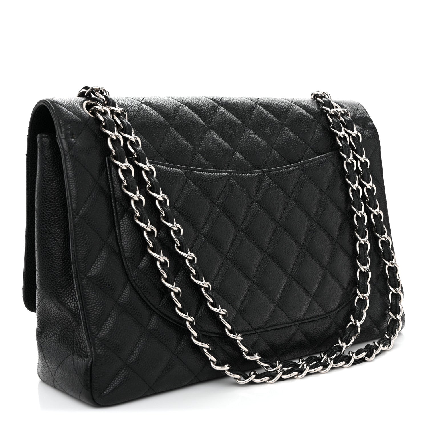 Chanel Caviar Maxi Single Flap Black 1 of 10