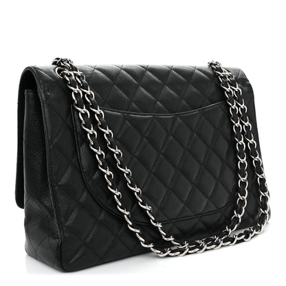 Chanel Caviar Maxi Single Flap Black 1 of 10