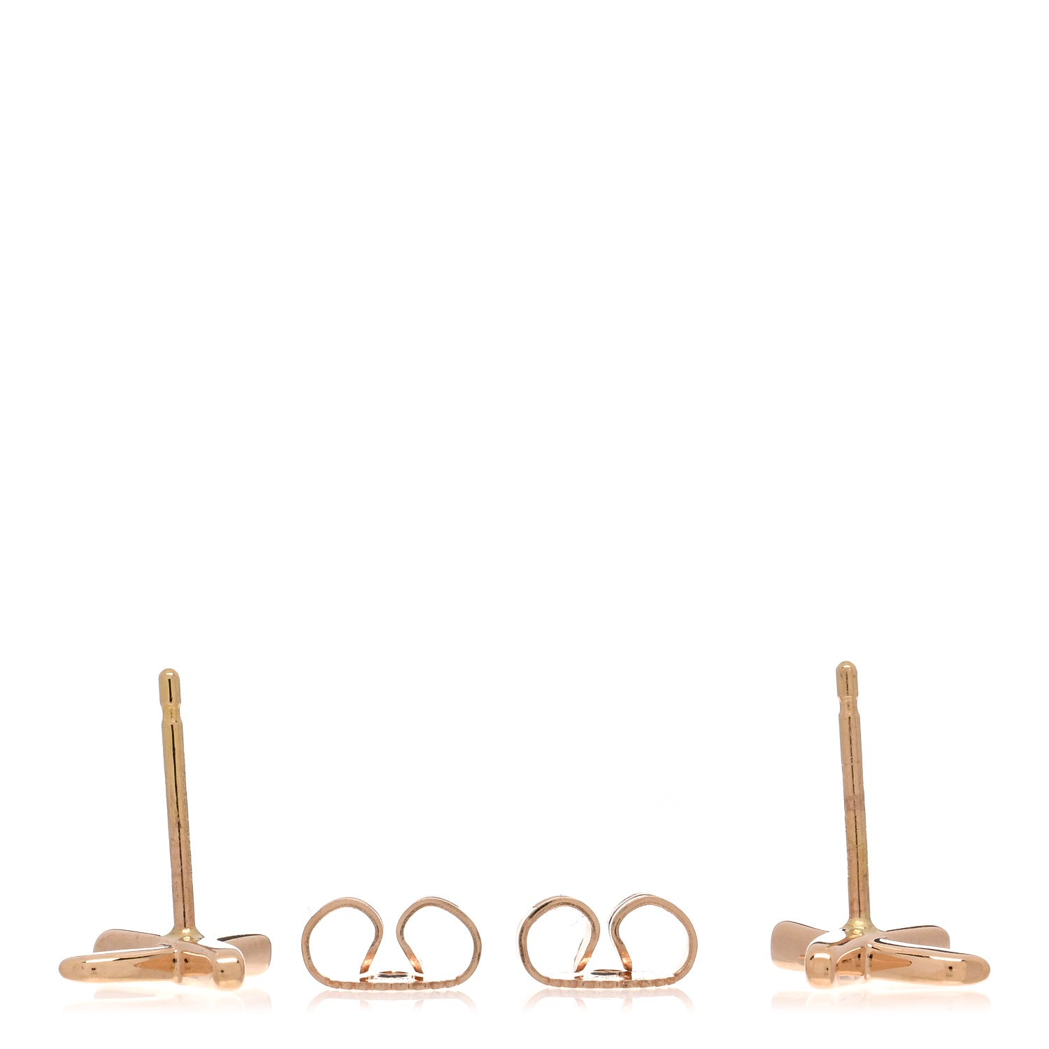 Tiffany 18K Rose Gold Small Paloma's Graffiti X Earrings 3 of 5