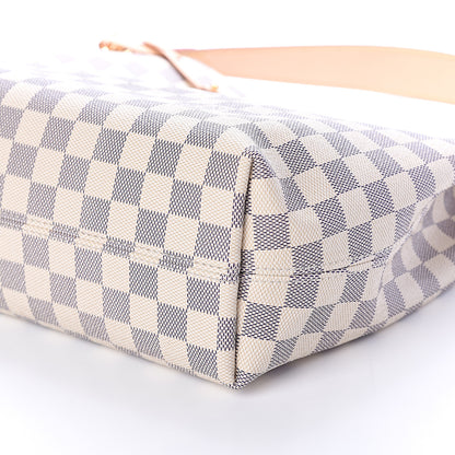 Louis Vuitton Damier Azur Graceful PM Rose Ballerine 8 of 8