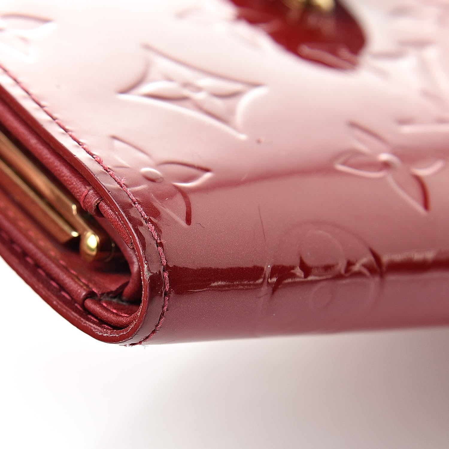 Louis Vuitton Vernis French Purse Wallet Pomme d'Amour 13 of 13
