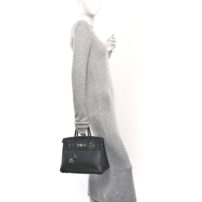 Hermes Taurillon Clemence Birkin 30 Black 2 of 10