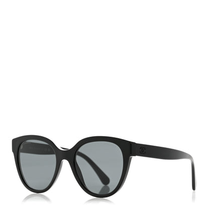 Chanel Acetate CC Butterfly Sunglasses 5414 Black Pink 1 of 8