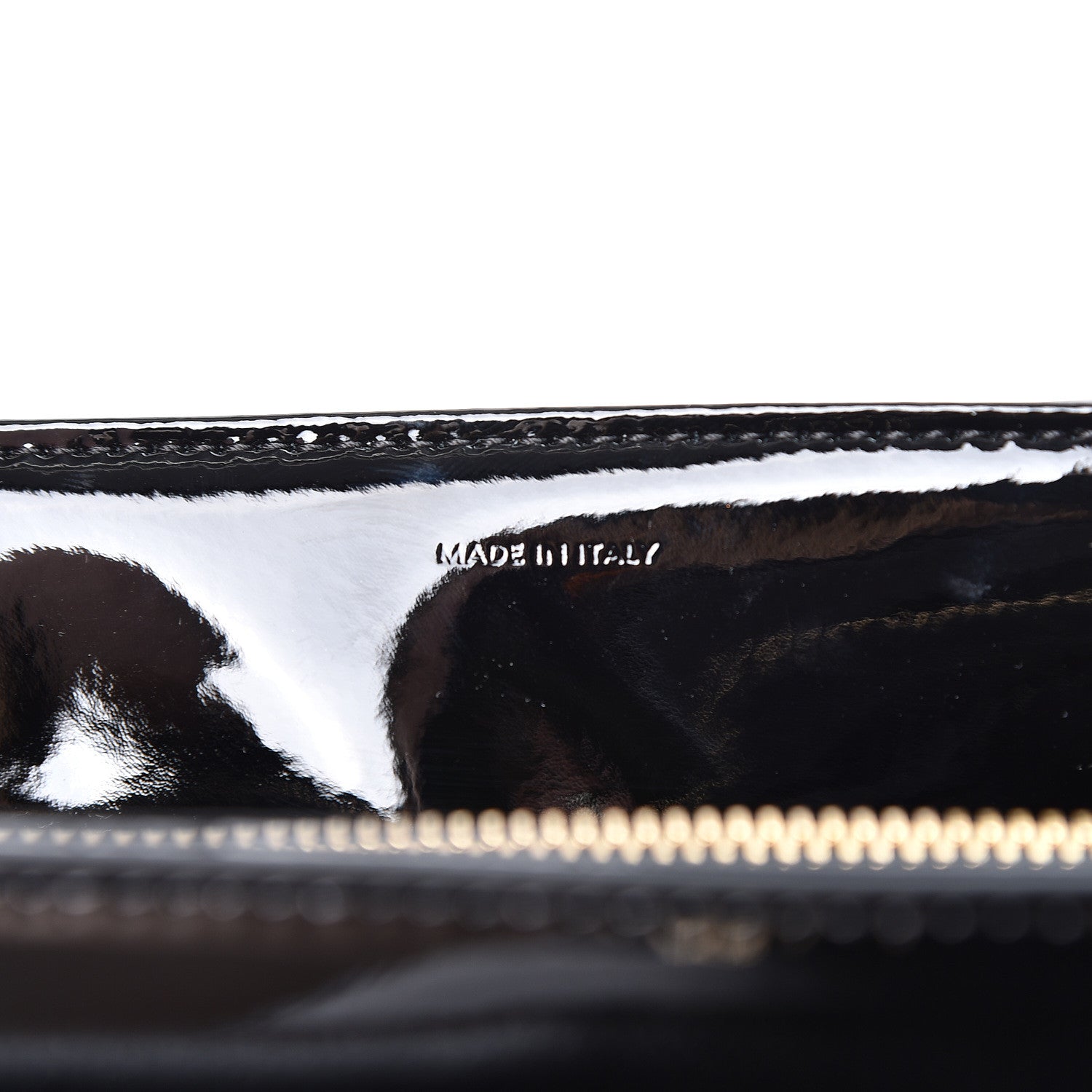 Celine Patent Calfskin Small 16 Top Handle Bag Black 6 of 9