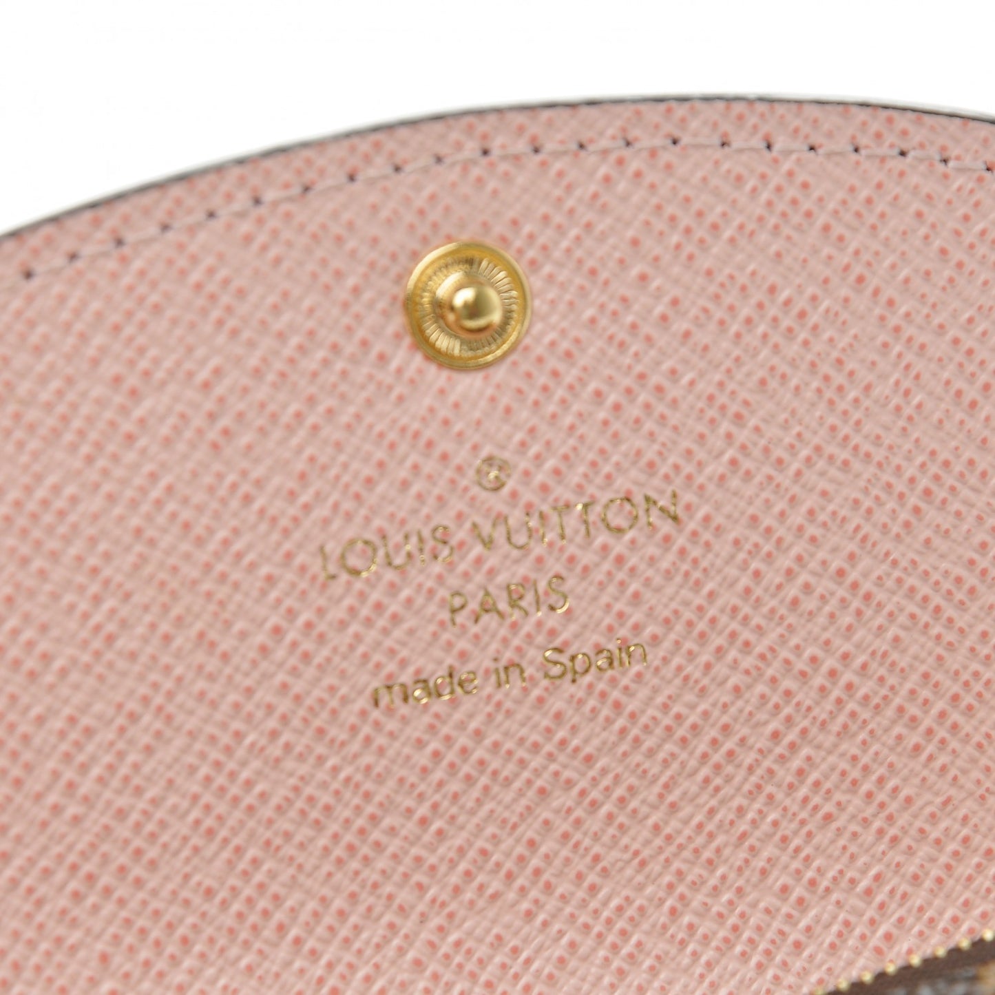 Monogram Rosalie Coin Purse Rose Ballerine