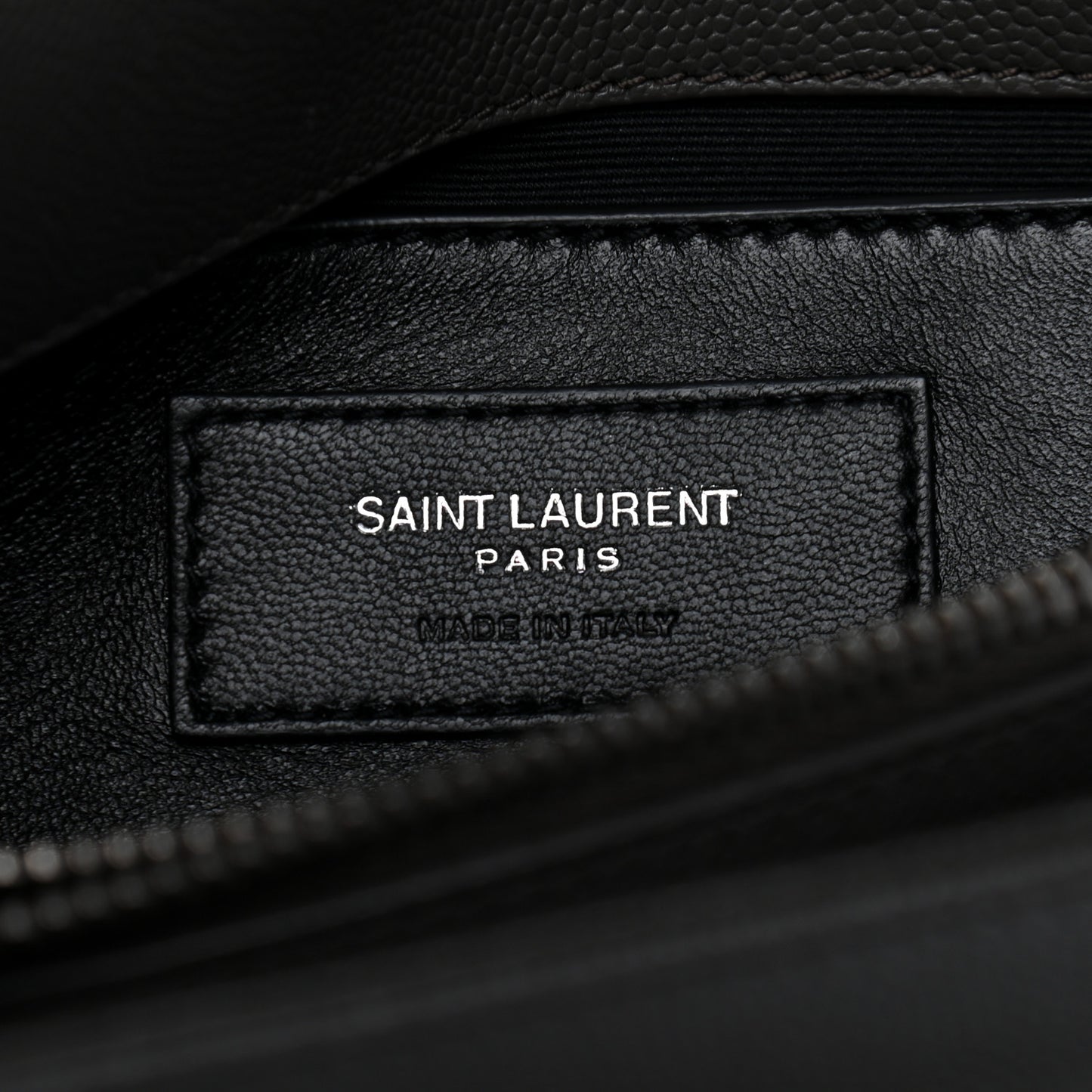 Grain De Poudre Small West Hollywood Monogram Fold-Over Coal