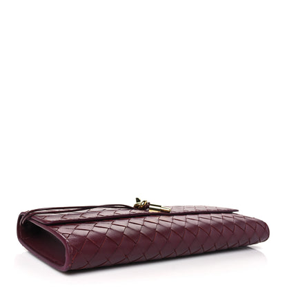 Bottega Veneta Nappa Intrecciato Long Andiamo Top Handle Barolo 4 of 9