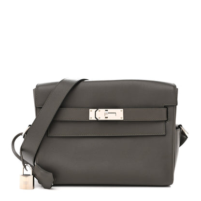 Hermes Evercolor Kelly Messenger PM Vert De Gris 1 of 15