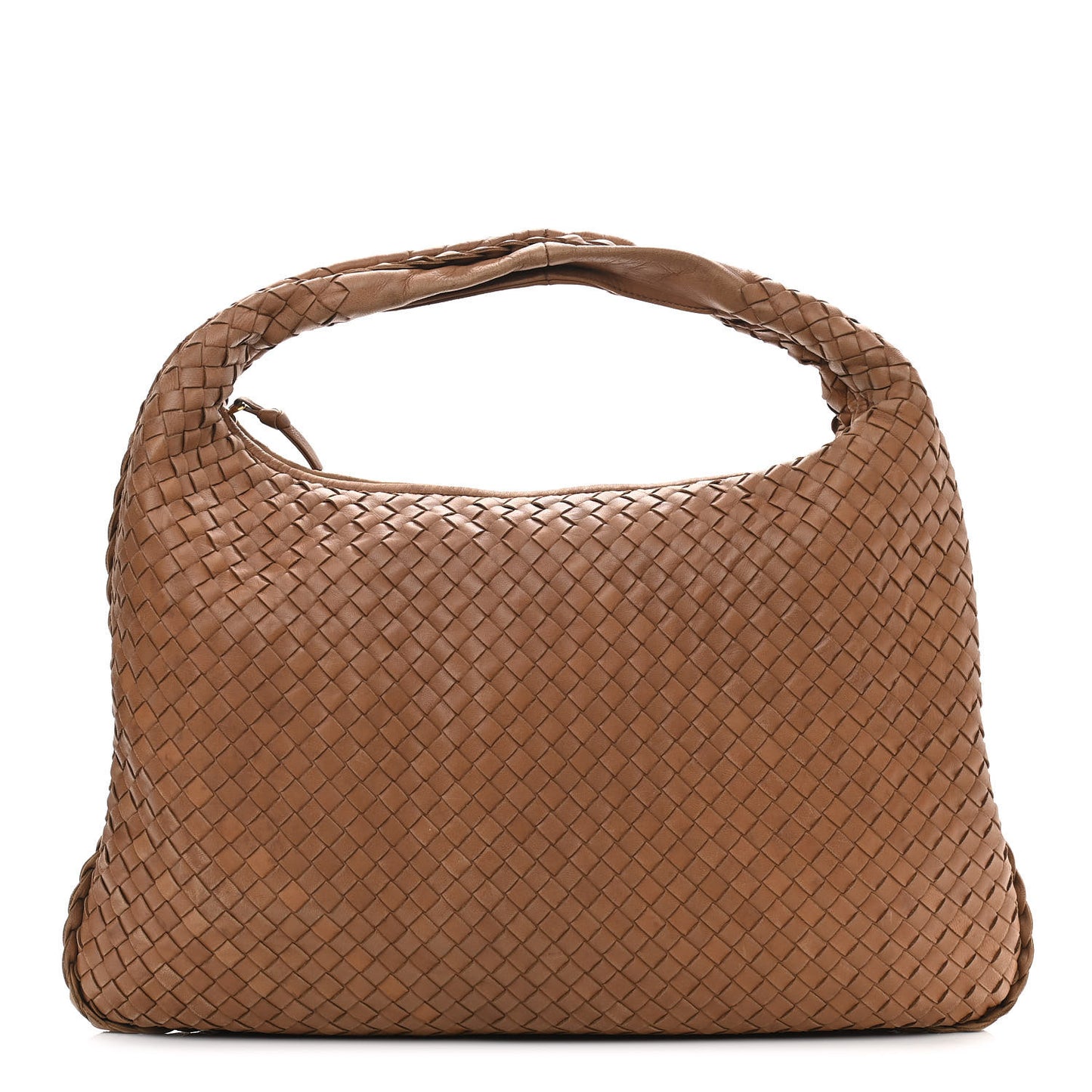 Nappa Intrecciato Large Veneta Hobo Noce