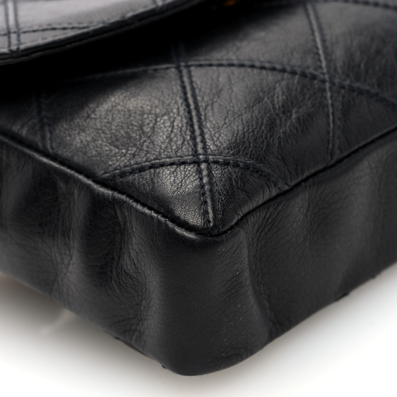 Chanel Calfskin Quilted Flap Waist Belt Bag 85 34 Black 9 of 10