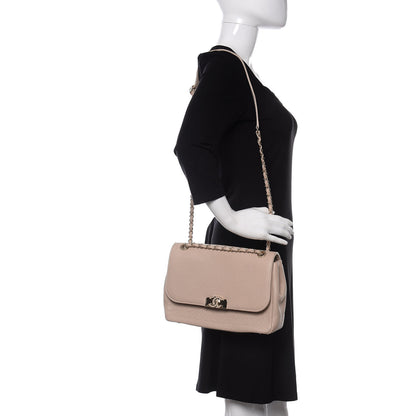 Chanel Caviar Quilted Flap Light Beige 3 of 10