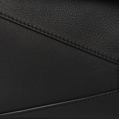 Loewe Calfskin Mini Puzzle Edge Bag Black 7 of 9