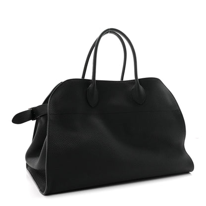 The Row Matte Grained Calfskin Soft Margaux 15 Black 3 of 9