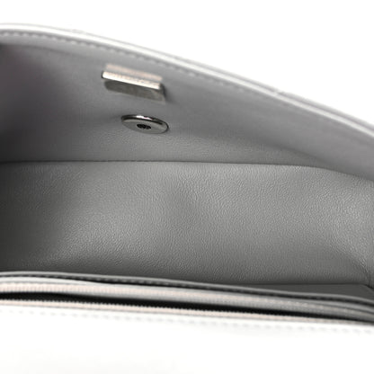 Chanel Lambskin Quilted Mini Rectangular Flap Grey 5 of 10