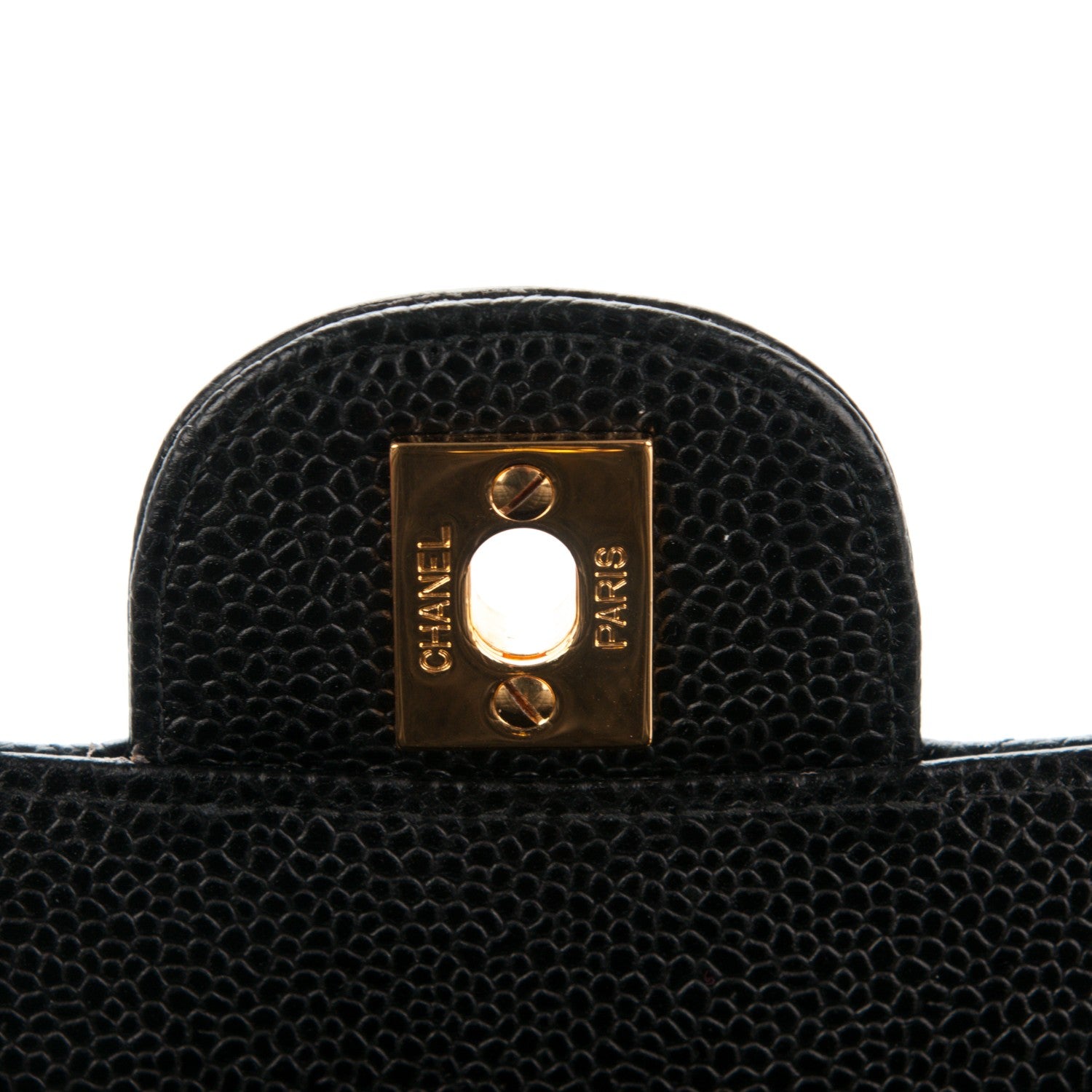 Chanel Caviar Quilted Jumbo Single Flap Black 7 of 9