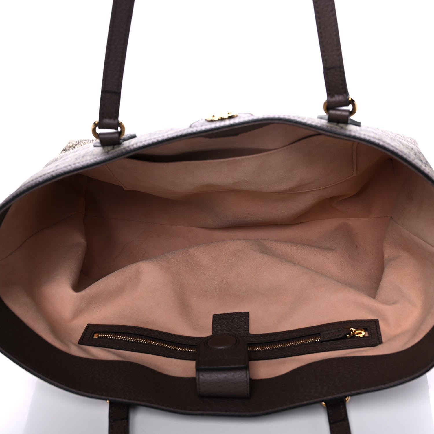 Gucci GG Supreme Monogram Medium Ophidia Shopping Tote Brown 5 of 15