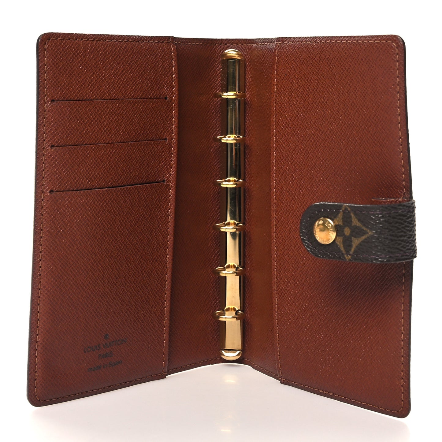 LOUIS VUITTON Monogram Small Ring Agenda Cover