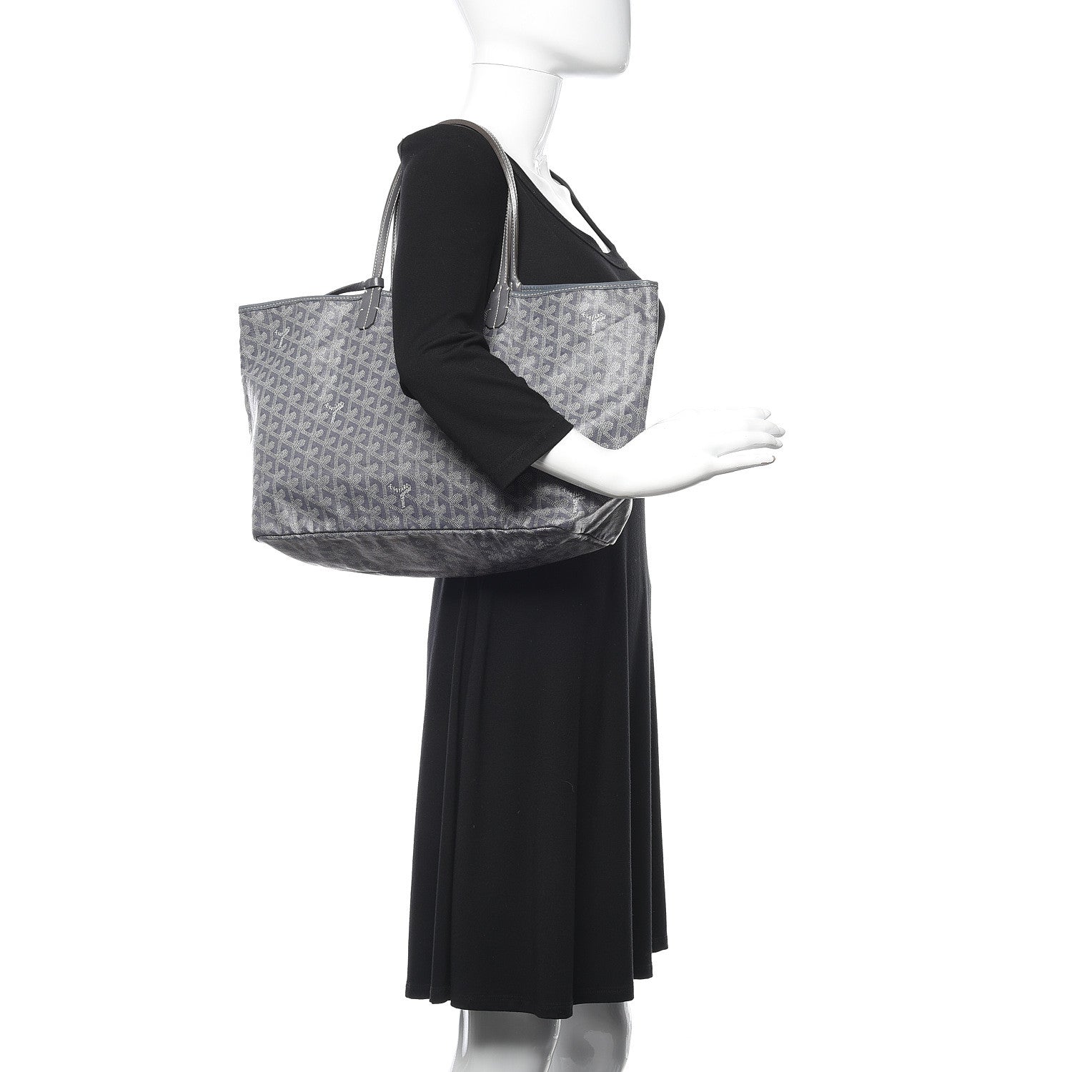 Goyard Goyardine Saint Louis PM Grey 2 of 9