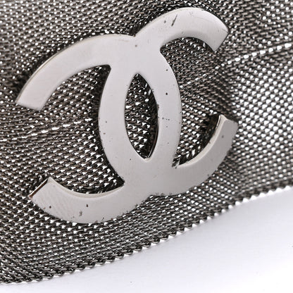 Chanel Metal Mesh CC Bracelet Ruthenium 5 of 7