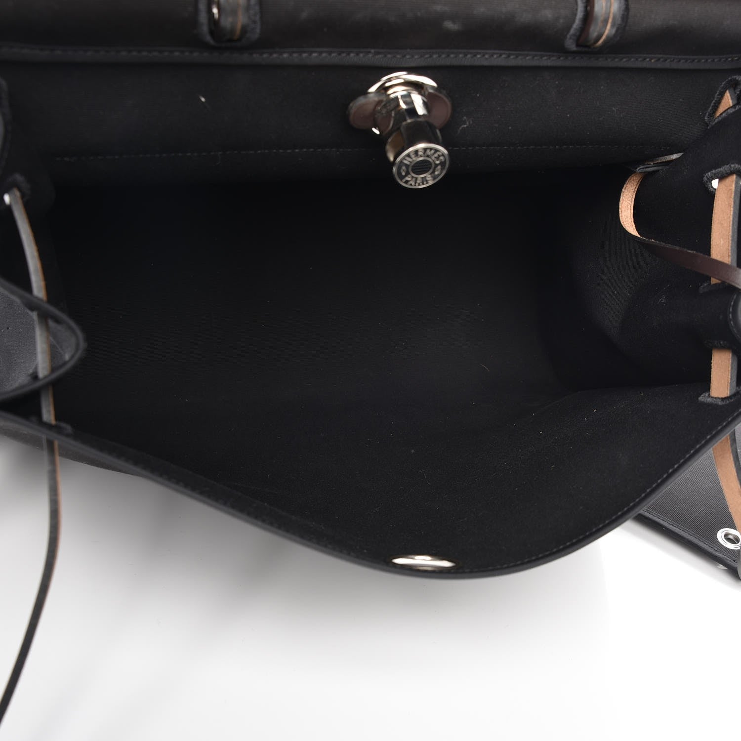 Hermes Toile Vache Hunter Herbag Zip 39 MM Black 6 of 7