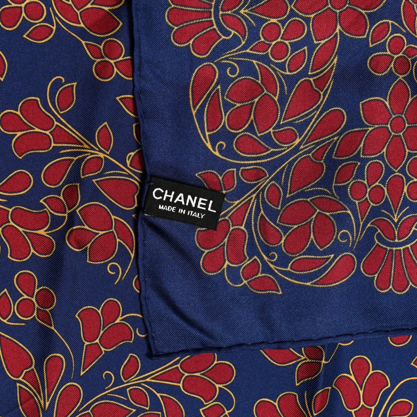 Silk CC Square Scarf Multicolor