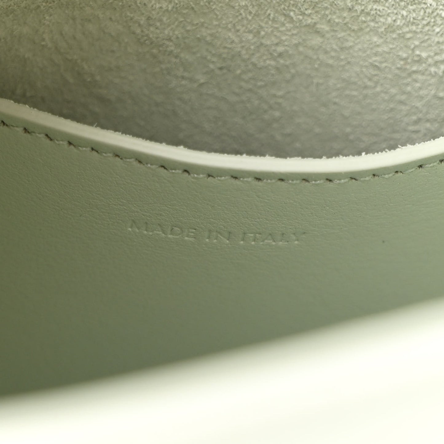 Smooth Calfskin Mini Cuir Triomphe Bucket Bag Jade