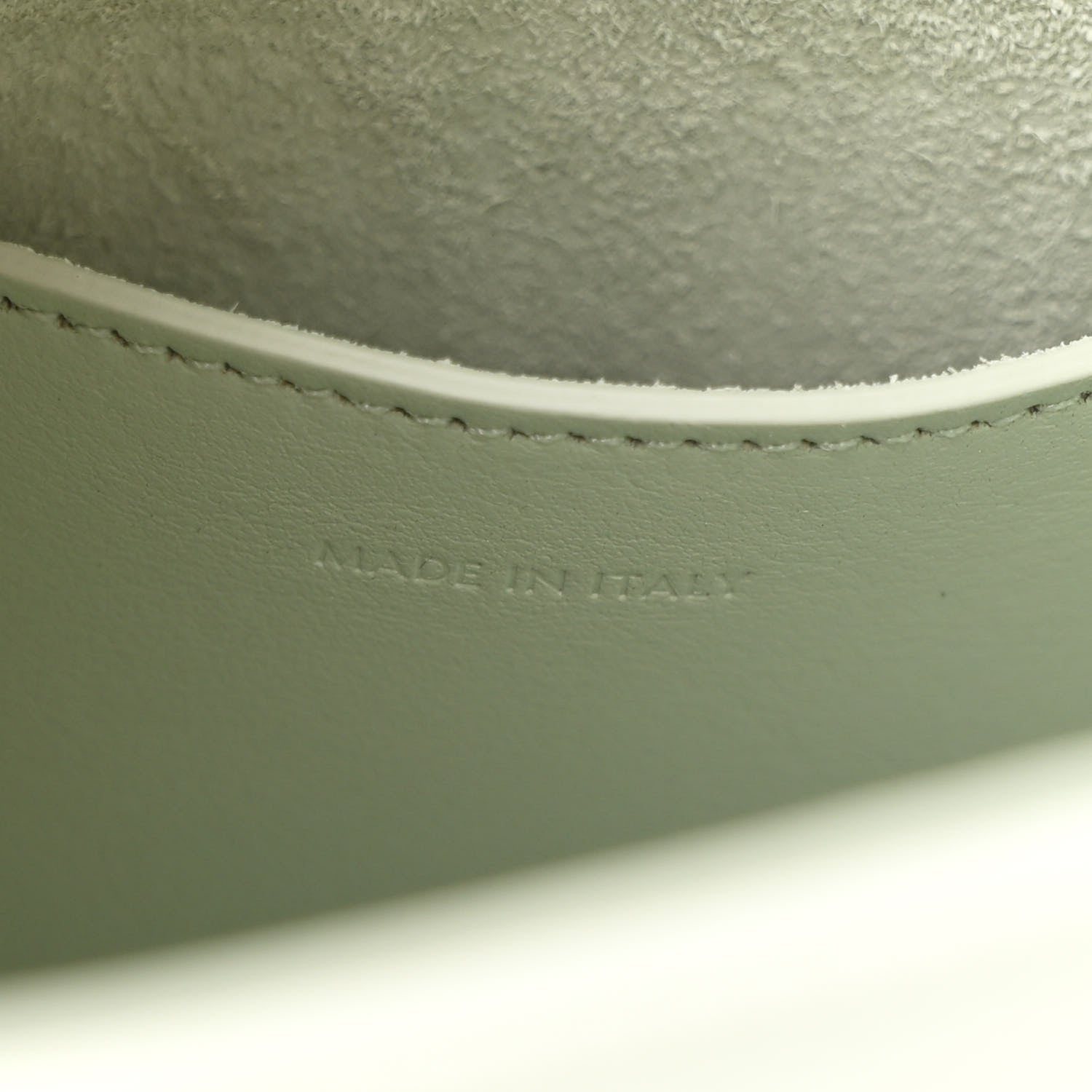 Celine Smooth Calfskin Mini Cuir Triomphe Bucket Bag Jade 7 of 10