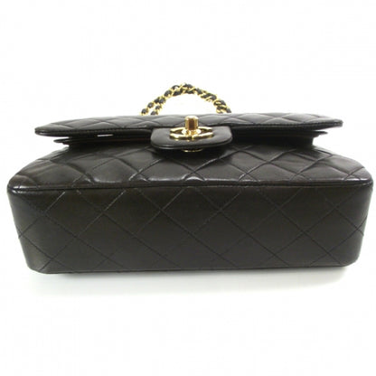 Chanel Lambskin Small Double Flap Dark Brown 4 of 14