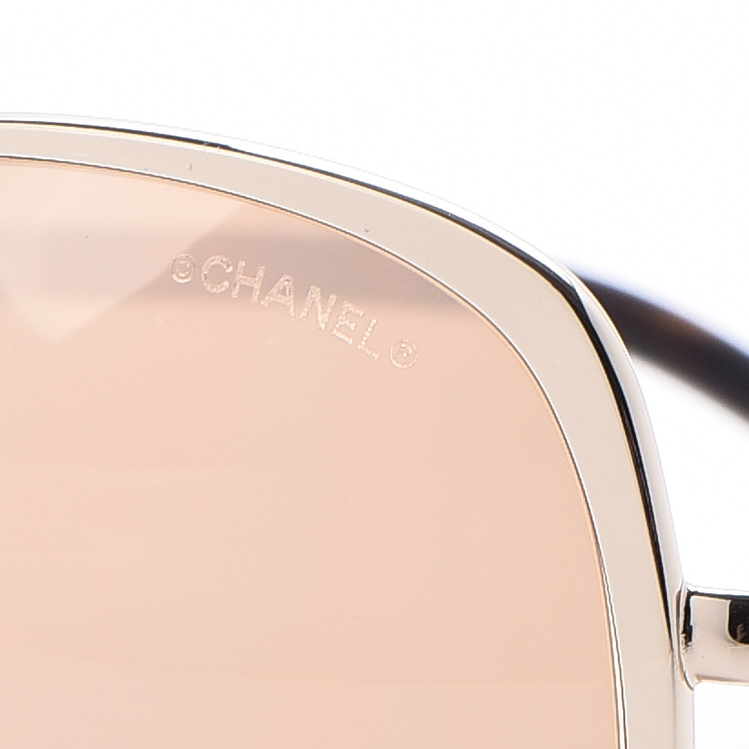 Chanel 18K Pilot Summer Sunglasses 4223 Gold 6 of 8