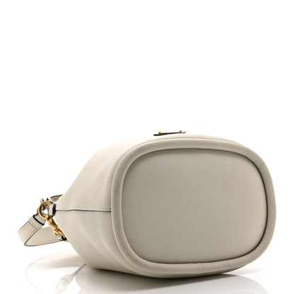 Prada Nappa Mini Re-Edition 1978 Bucket Bag  White 4 of 11