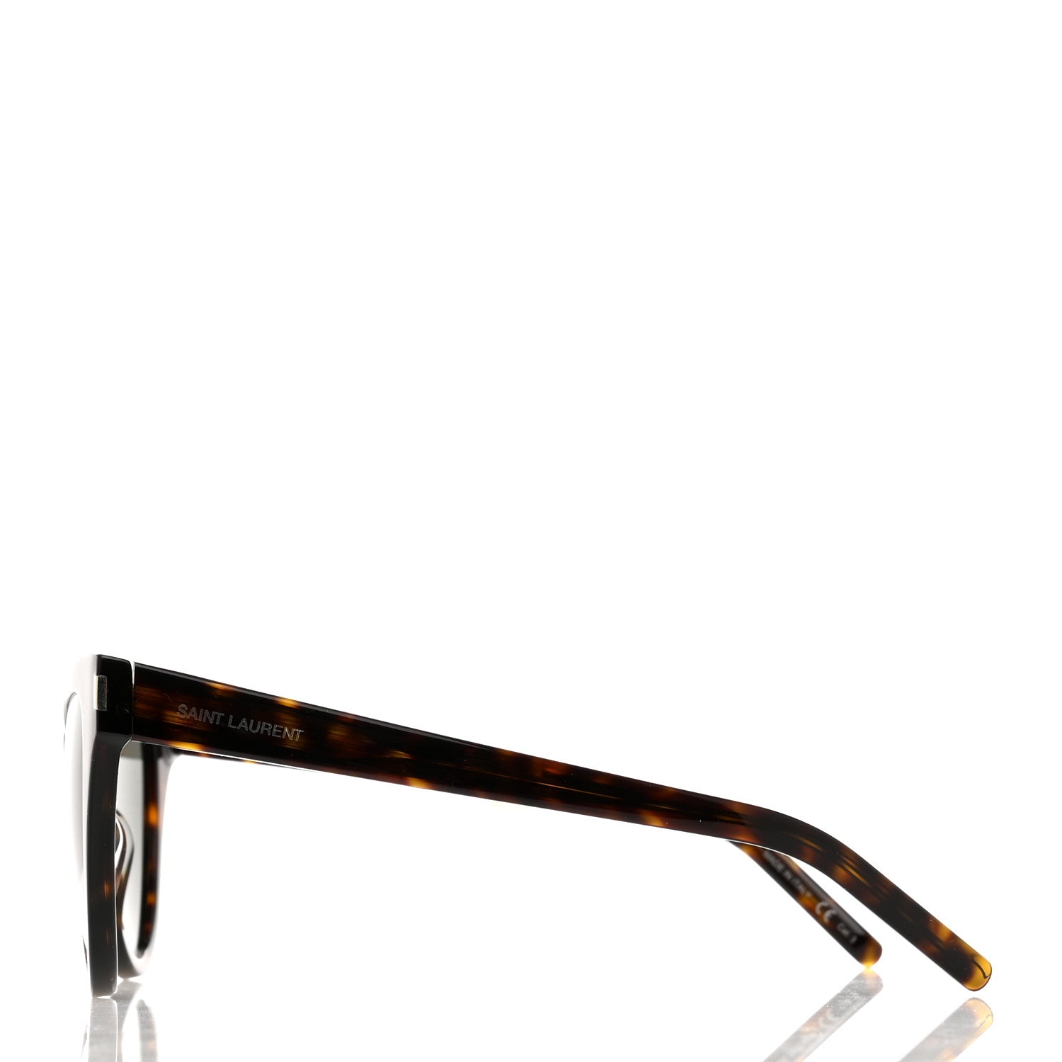 Saint Laurent Acetate Cat 3 Cat Eye Sunglasses SL425 Tortoise 3 of 7