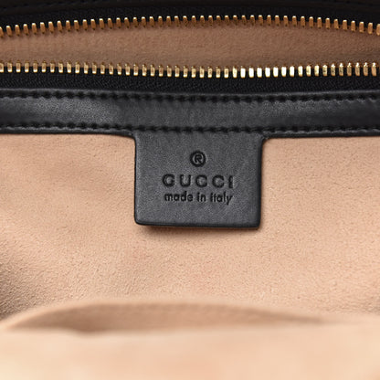 Gucci GG Supreme Monogram Bees Print Small Day Backpack Beige Oro Black 7 of 11