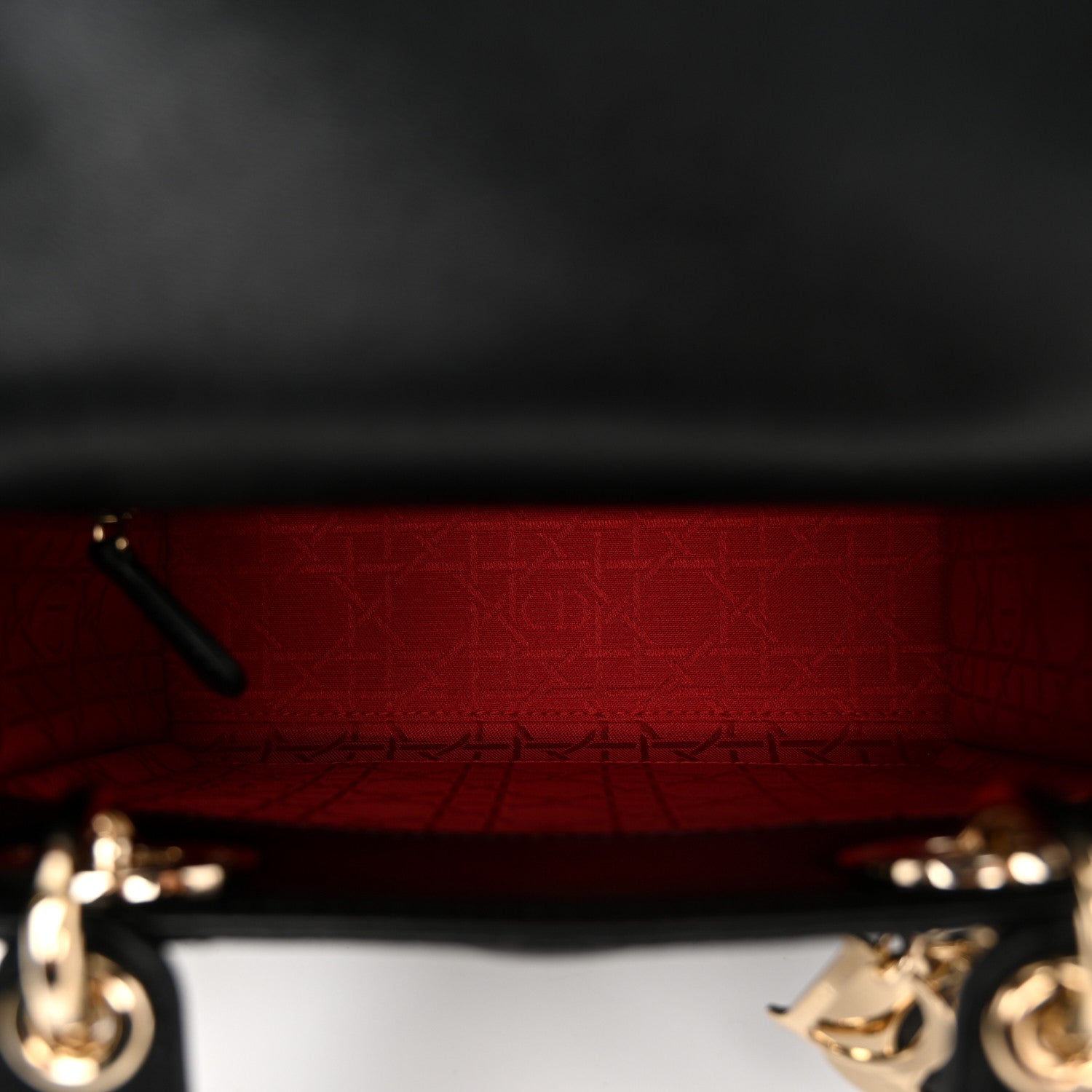 Christian Dior Lambskin Cannage Small My ABCDior Lady Dior Black 5 of 11