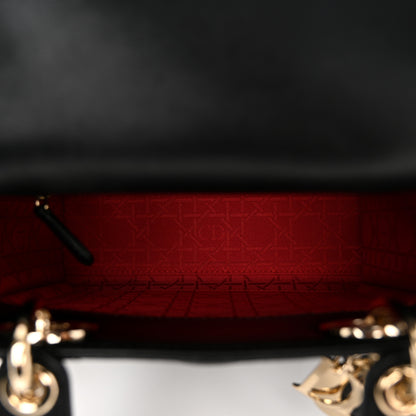 Christian Dior Lambskin Cannage Small My ABCDior Lady Dior Black 5 of 11